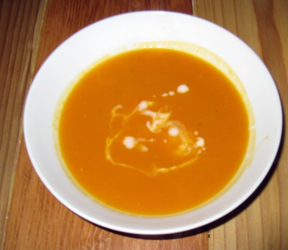Foto de Crema de calabaza asada al coco